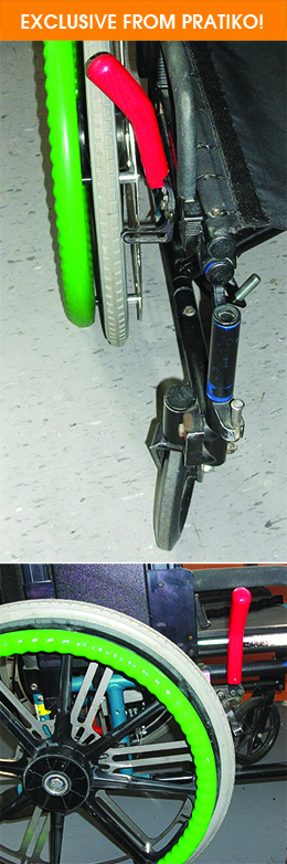 Manual Brake Extension for Wheelchair